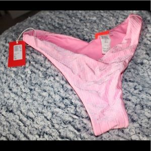 River Island shinning pink bikini bottoms